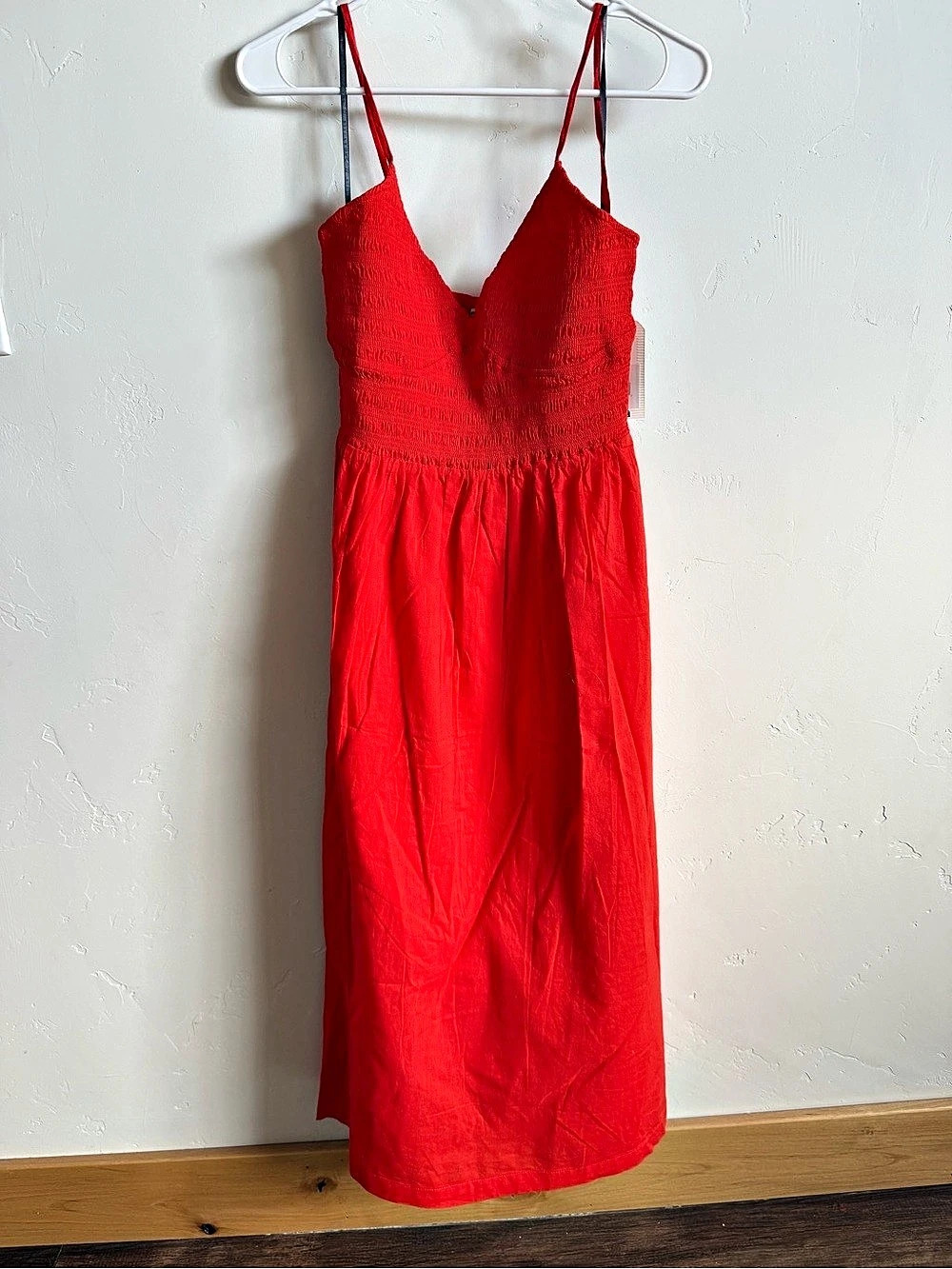 Billabong Such a Trip Dress Red Maxi Dress Size Medium NWT
